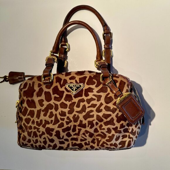Prada Calf Fur Shoulder Bag - Picture 1 of 10